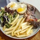 Butchers Daughter 
Nvm the name, this is essentially steak, fries and egg(any type u want).