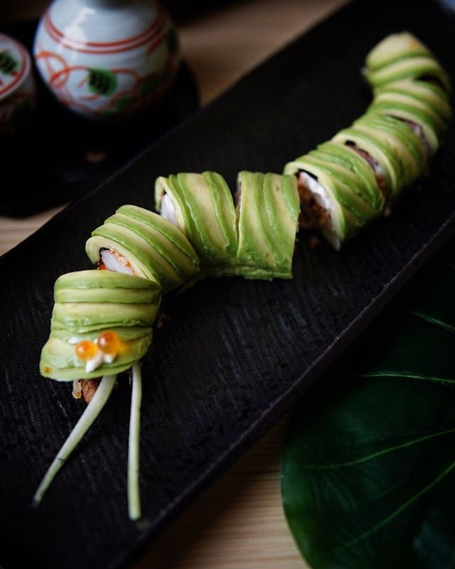 Caterpillar Maki @kyoajisg 
For those who did not win the giveaway, Fret not as there will be an in house promotion of 20% OFF total bill till end of June!