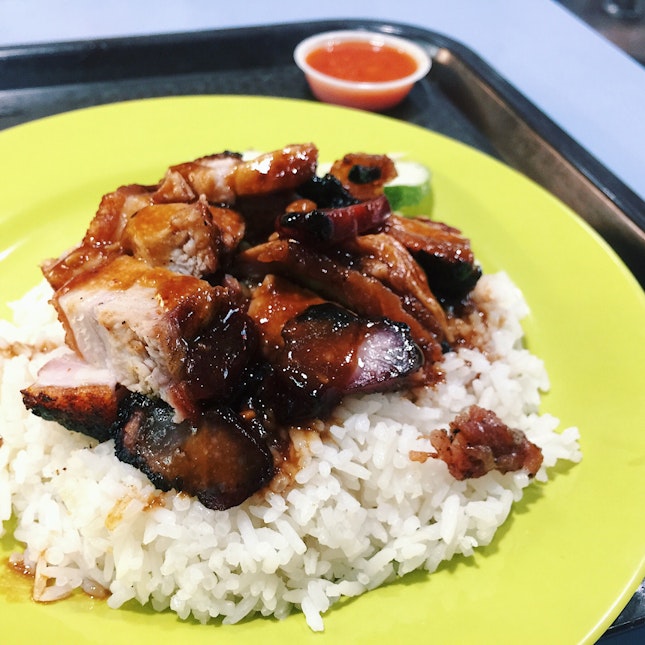 Roast Pork & Char Siew Rice