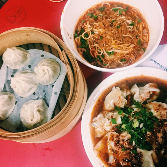 Xiaolongbao, Dandan Noodles, 红油抄手