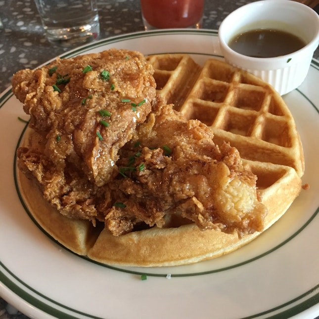 Chicken And Waffles.