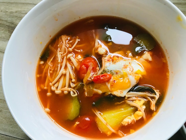 Homemade Kimchi Soup