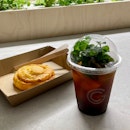 Iced Black Mint $7 | Cheese & Kimchi $5.20