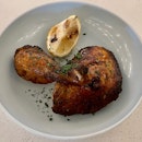 Wood-grilled chermoula chicken, charred lemon  $15