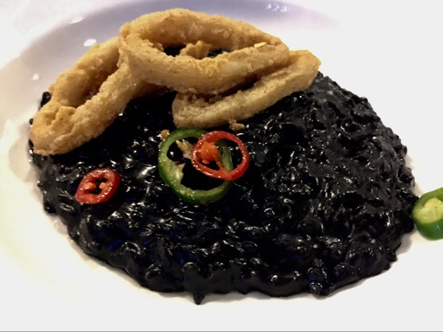 Squid Ink Risotto ($16.80)