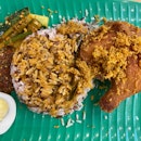 Fried Chicken Thigh Nasi Dagang