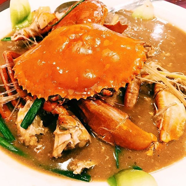 Crab Tong Fun (glass noodles).