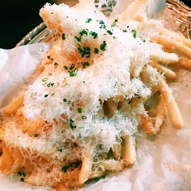 PS truffle shoestring fries.