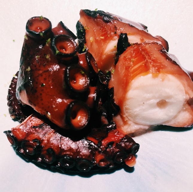Soft Simmered Octopus