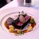 Food Or Food Art?? Marriott Pool Grill’s Signature Dish: Seared Lamb Loin!! ($48)