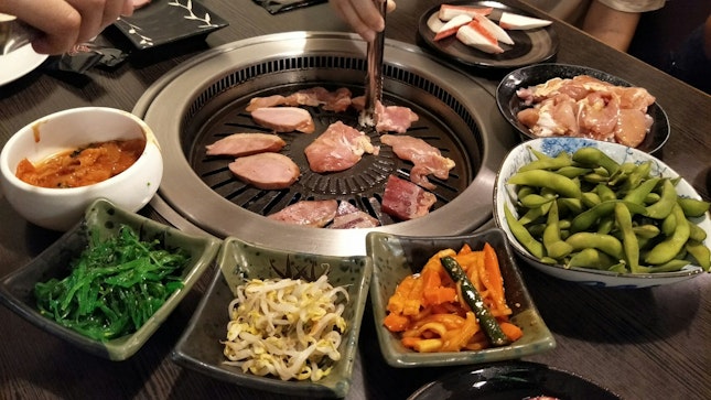 Japanese-Korean BBQ buffet