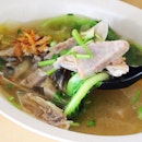 [Yong Kee Seafood Fish Soup] - the Fish Head Yam Soup ($6/$8) is slightly more robust in taste and richer in flavour.