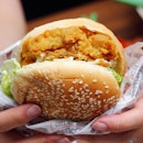[ICG Chicken & Burger] - Super Tongsal Chicken Burger ($5.50).