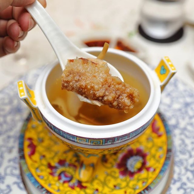 [Man Fu Yuan] - A comforting and yet nourishing soup is the Double-boiled Chicken Consomme.