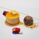 [Gordon Grill] - Mirabelle Plum Mousse Gennoise served with chocolate ice cream and berry ragout.