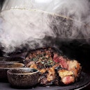 [Opus Bar & Grill] - Available from 1 June onwards, Opus Bar & Grill unveils their new premium sharing steak for two - a 1kg grill-smoked bone-in Australian Rosedale Ruby sirloin ($138++) in conjunction with Father's Day Celebration.