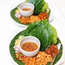 [Thanying] - Miang Khum, a light appetiser that is eaten like a wrap.