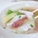 Fresh Grouper Slices soup ($10)