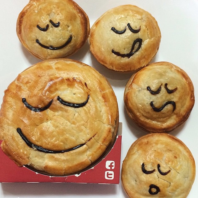 Having the funny little Aussie pie faces for dinner tonight.