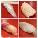 Shima aji, scallop, isaki grunt fish, Suzuki sea bass #burpple #jap #olympus