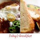 #breakfast #cookwithlove by #yourstruly 😘 #kacangphool