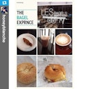 #Repost from @honeyblanche with @repostapp --- #bagel #breakfast with @hazelbeverly08