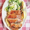 More Portuguese/Macanese fare: Roasted Suckling Pig with Chips!