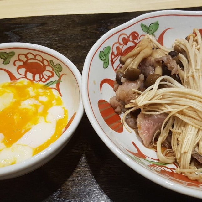 Sukiyaki Wagyu Beef With Onsen Tamago