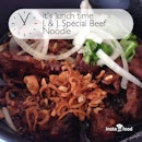 Taken my $4 dry beef noodles as my #lunch.