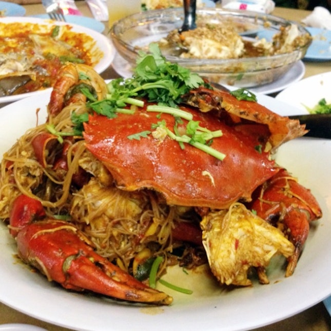 Curry Crab Beehoon