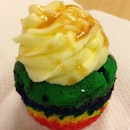 Salted Caramel Rainbow Cake #sweets #food #foodgasm #foodporn #igers #iphone #instacool #instagood #instamood #iphonesia #instadaily