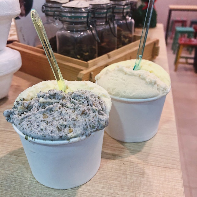 4 Oz Cup With Double Flavours ($5).
