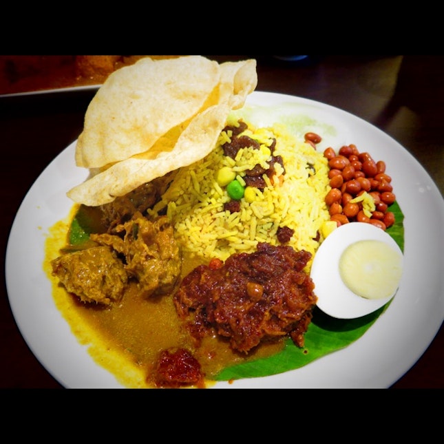 Vegetarian Mutton Curry Rice