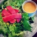 #dinner #salad #concept #maguro #carrot #dressing
