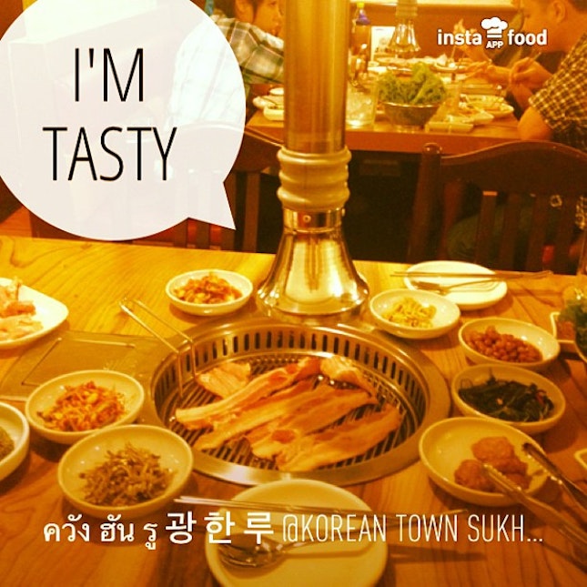 #instafood #instafoodapp #instagood #food #foodporn #photooftheday #picoftheday #instadaily #thailand  #ควังฮันรู광한루@koreantownsukhumvit #shopping #night#Korean restaurant#bangkok
