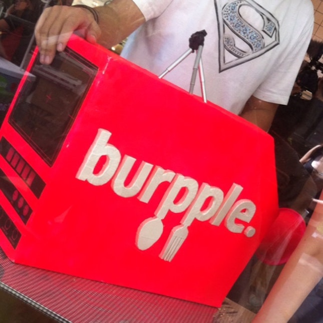 Burpple spotted at Food Revolution! :D