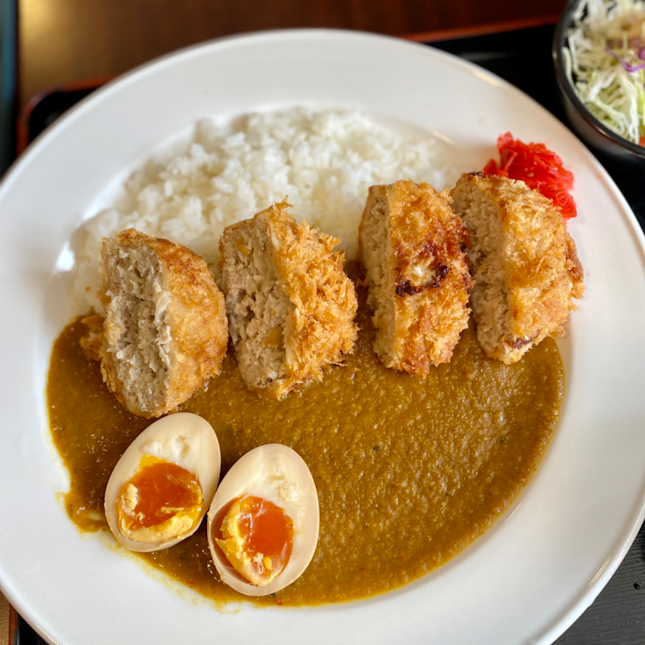 Menchi Katsu Curry